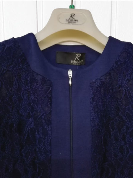 giacca-donna-blu-cobalto-zip-colletto
