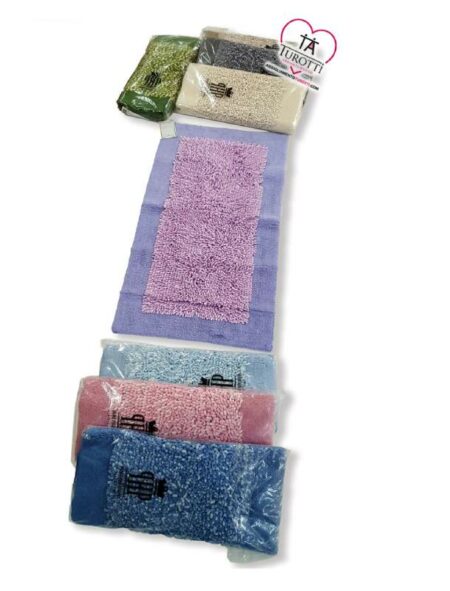 Tappeto bagno in cotone vari colori, NUMBER ONE PHILOSOPHY