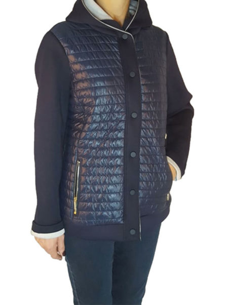 Giubbino Husky donna apertura zip tasche zip, Meteore Albatros