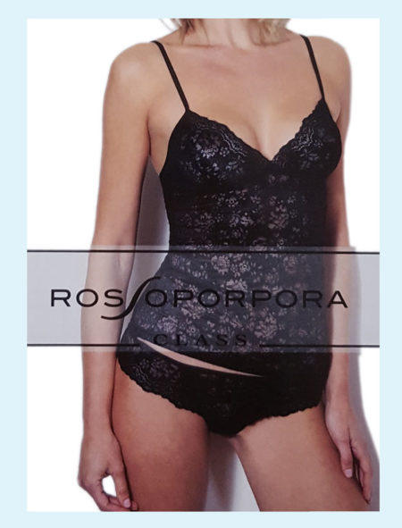 Canotta top e slip brasiliana in pizzo, Rossoporpora CD768 Articolo <i><span style="color: red;">ESAURITO</span></i>
