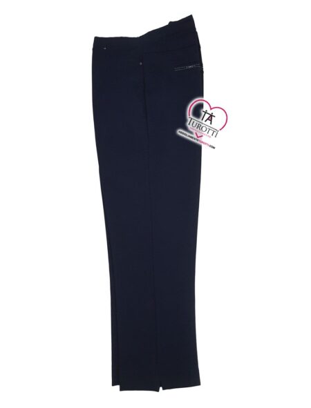  Pantalone donna colore blu taglie conformate, TIZIANA ADAMO 8868C