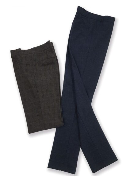 Pantalone donna misto lana a quadri vari colori , DONNA MEDEA 163