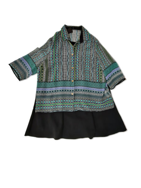 Completo Donna 3 pezzi Taglia Calibrata gonna casacca canotta ELENA Art. Varena