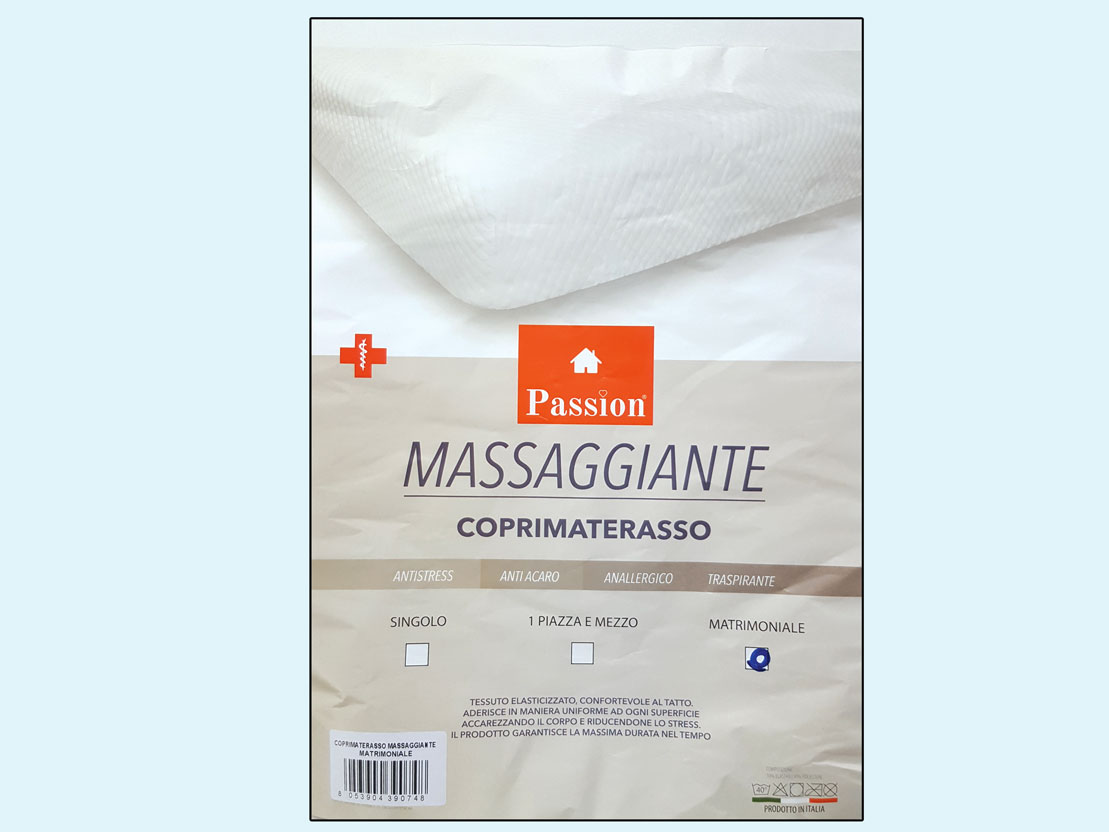 Coprimaterasso massaggiante matrimoniale CO.INGROS.TEX