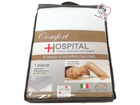 Coprimaterasso singolo in microfibra con angoli ,art. Comfort Hospital Lovely Home