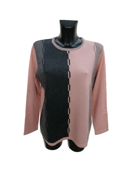 Maglia Girocollo Donna Art. 760 C, MADREPERLA Misto Lana