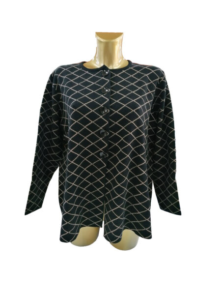 Cardigan  donna taglie forti Art. 855 OVER,  Madreperla articolo <i><span style="color: red;">ESAURITO</span></i>