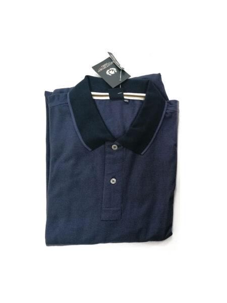 Polo uomo  manica lunga con  contrasto sul collo  Art. 15813-505, ASCOT SPORT oversize - immagine 4