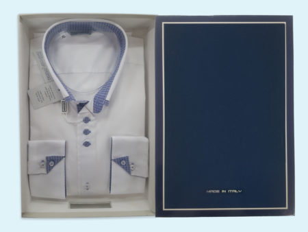 camicia-uomo-profilo-esclusivo-colore-bianco-blu-bottoncini-art-Robbie-Made-in-Italy