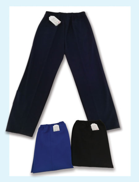 Pantalone   Donna   elasticizzato     colore    blu cina    art. 131,   DM Style Stretch - immagine 2