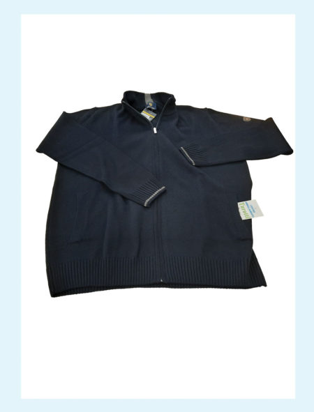 Cardigan uomo misto lana chiusura a zip art. 1017870, Navy Sail Articolo <i><span style="color: red;">ESAURITO</span></i>