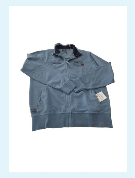 Felpa uomo in cotone chiusura  zip art. 01F9364, Be Board