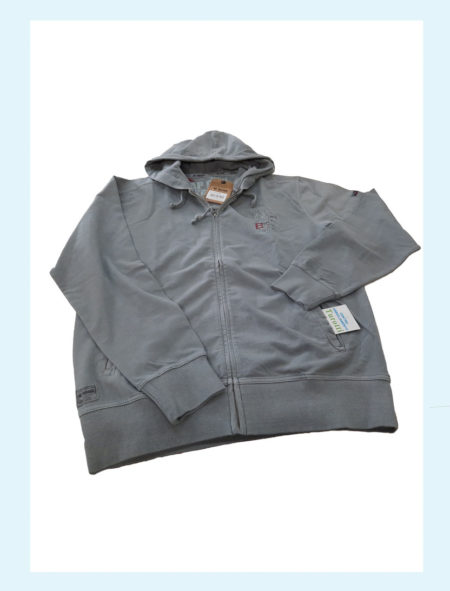 Felpa uomo  estiva con cappuccio e chiusura  zip art. 91F9386, Be Board