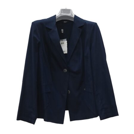 Giacca estiva da donna blu chiusura bottoni