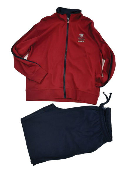 Tuta  uomo  zip da ginnastica art. 91T94111C, Be Board