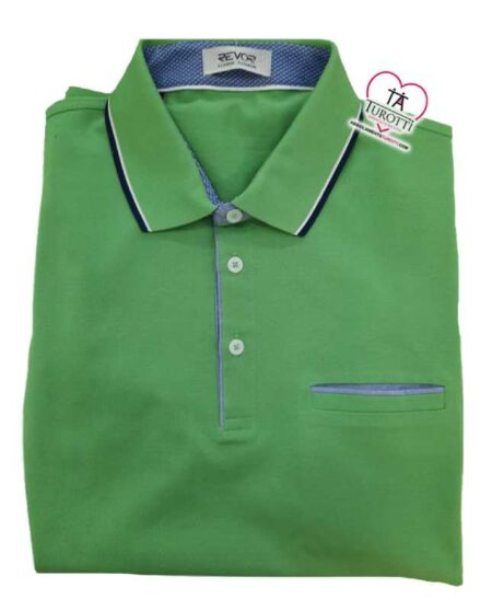 T-shirt Polo Uomo Art. RIO, REVOR CLASSIC FASHION mezza manica e taschino
