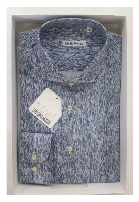 Camicia uomo maniche lunghe slim fit