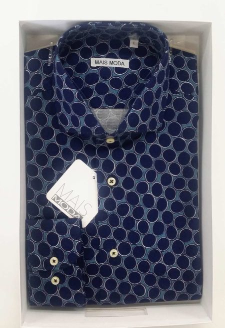 Camicia uomo maniche lunghe slim fit