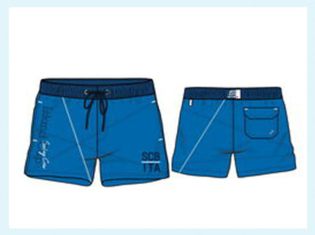 Boxer da bagno/ Boxer da  mare uomo Art. 828315, SCUBA taglia calibrata  100% poliestere - immagine 3