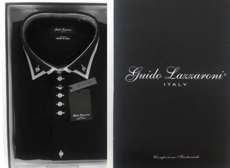 camicia maniche lunghe nera