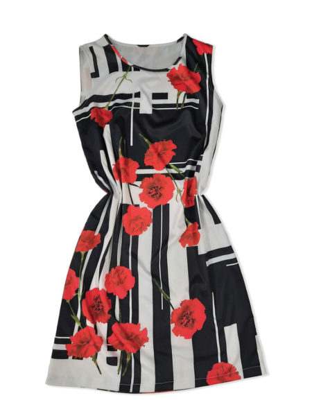 Completo Donna  2 pezzi Abito con  giacca  Art. Navarro, Gocce di Elena - immagine 2