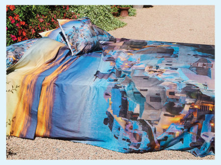 LENZUOLA LETTO uso COPRILETTO DUE PIAZZE CON BALZA Mare Spiaggia Vacanze Marine - immagine 2