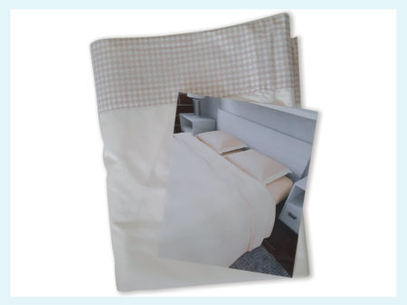 Completo lenzuolo 1 piazza e 1/2 Art. Collezione Midnight, D.G. Home percalle di  puro cotone - immagine 2