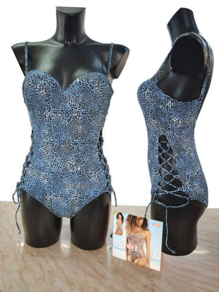 Costume da bagno intero  Art. NI53, SìèLei con coppe graduate e ferretto invisibile - immagine 2