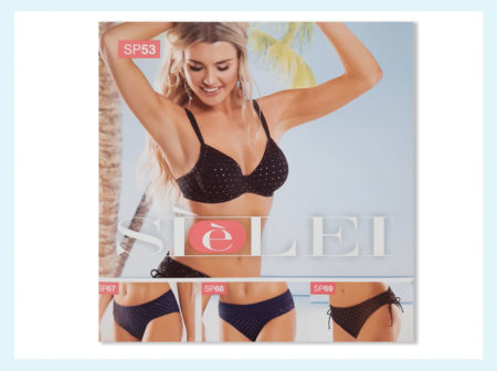 Costume da bagno coordinato  2 pezzi Art. SP53 C SP69, SìeLei nero - immagine 2