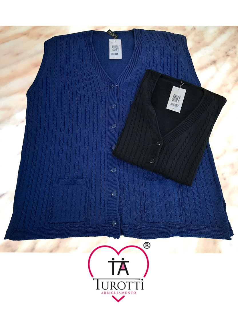 Gilet donna leggero senza maniche Turotti Abbigliamento
