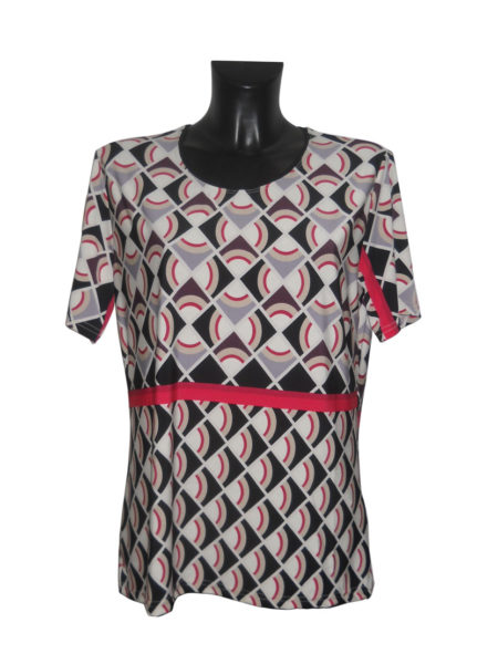 Maglia  donna  girocollo mezza manica   art. MG4369 OVER, CHIARA ORO taglia Over