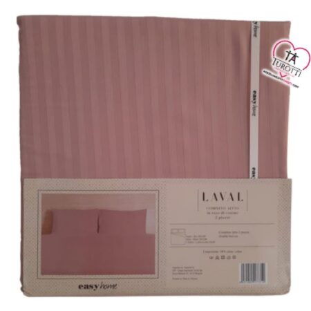 Completo Letto 2 piazze in raso di cotone Art. LAVAL, EASY HOME