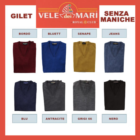 pullover gilet uomo senza maniche cotone