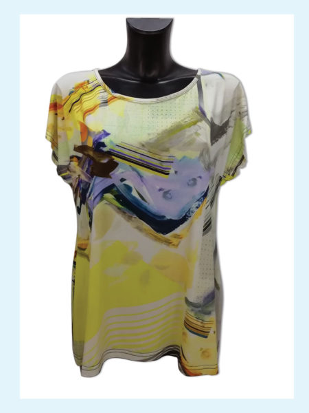 Maglia  donna  girocollo mezza manica   art. 72023, LAURA BELLUCCI