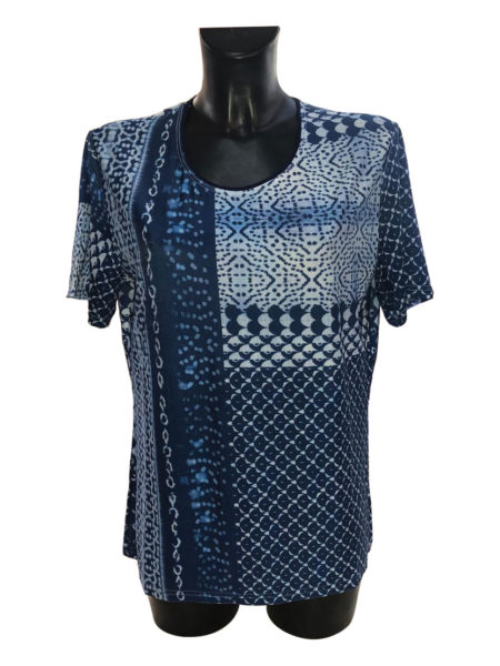 Maglia  donna  girocollo mezza manica  art. G4369 dis. 8P473, CHIARA ORO <i><span style="color: red;">ESAURITO</span></i>