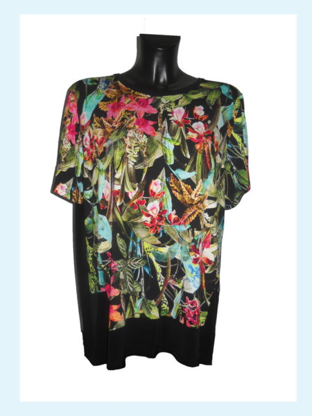 Maglia  donna  girocollo mezza manica   art. 72024, Laura Bellucci taglia calibrata
