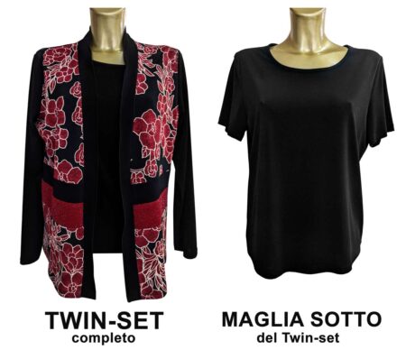 twin set donna Elena autunno inverno 2 pezzi