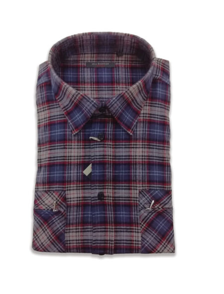 Camicia felpata a quadrettoni Moena Sea Barrier 246
