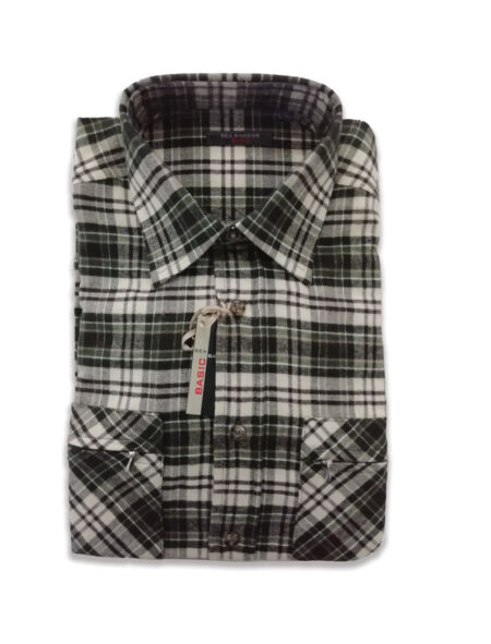 Camicia in flanella a quadrettoni colore 861 Moena Sea Barrier