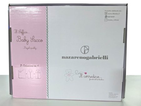 Baby copertina sacco coral Nazareno Gabrielli azzurra - immagine 4