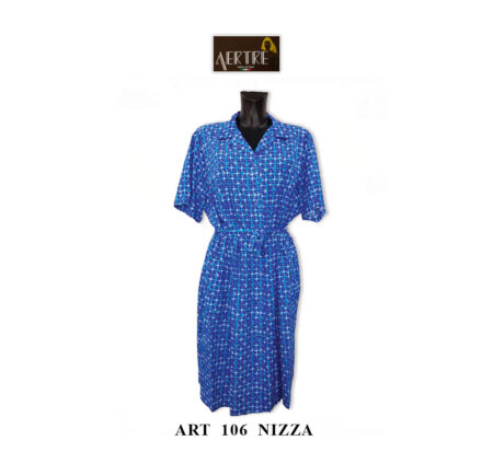 Grembiule Vestaglia Classica Donna Mezza Manica Apertura con Bottoni Art. Nizza 106, AERTRE