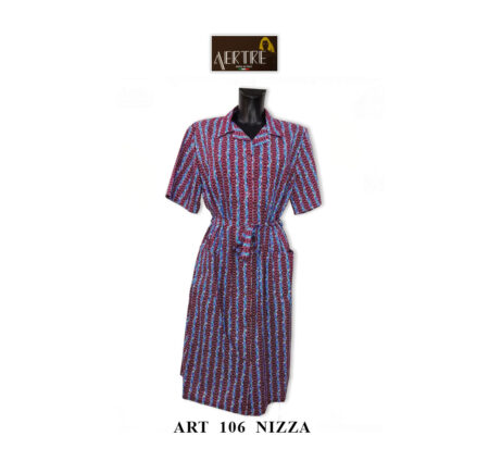 Grembiule Vestaglia Classica Donna Mezza Manica Apertura con Bottoni Art. Nizza 106, AERTRE