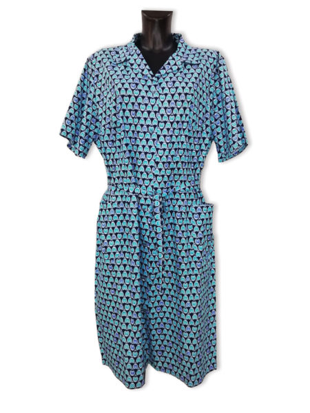 Grembiule Vestaglia Classica Donna Mezza Manica Apertura con Bottoni Art. Nizza 106, AERTRE - immagine 2