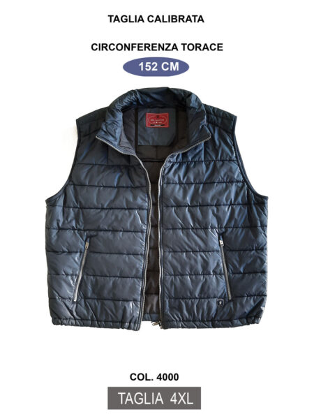 Piumino Smanicato Uomo a Gilet  Taglia Conformata Art.  CONF-FAXE-113 M  Sea Barrier Taglia 4XL - immagine 2