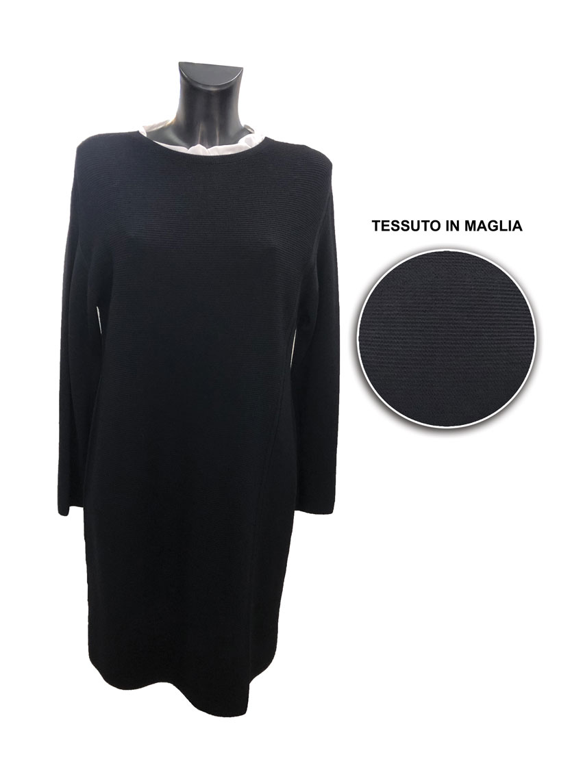 Abito in maglia 100 Lana Donna Turotti Abbigliamento