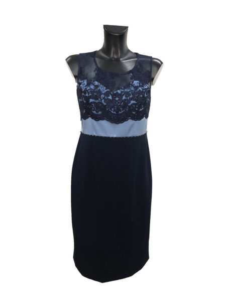Completo Donna 2 pezzi Abito e bolero  Art. 1322, Antonio Capasso abito in pizzo - immagine 2