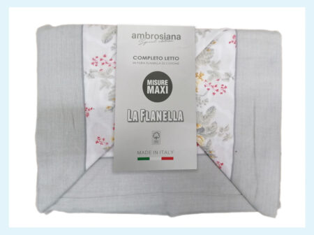 Completo lenzuola in flanella Matrimoniale 2 piazze misura Maxi  art. La Flanella Ambrosiana Special Edition Articolo <i><span style="color: red;">ESAURITO</span></i>