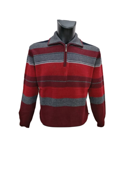 Maglione a collo alto con zip in lana BLUSALINA art. BS440/30Z Lanerossi <i><span style="color: red;">ESAURITO</span></i>