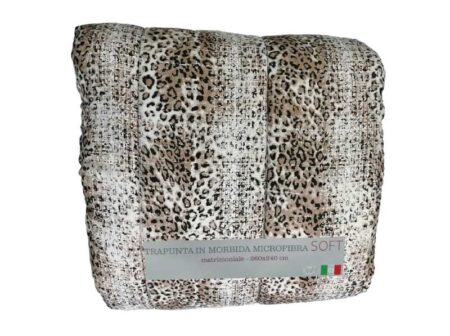 Trapunta 2 piazze matrimoniale Diadema art. SOFT Disegno  Animalier