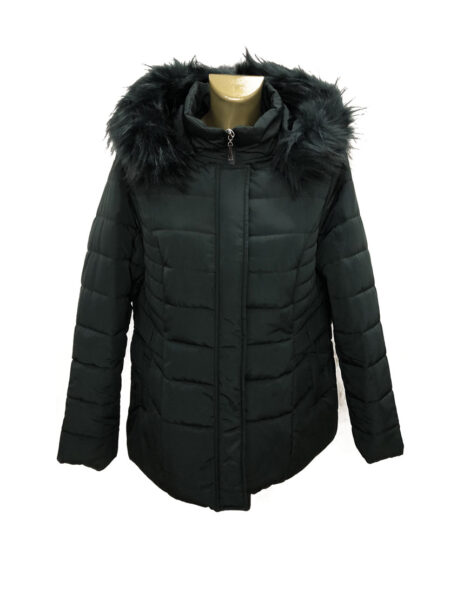 Giaccone trapuntato donna art. New Vanna  CHIARA ORO con cappuccio staccabile